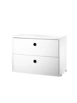 String Furniture Modul m. To Skuffer, B58 fra String><noscript><img width=