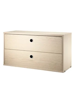 String Furniture Modul m. To Skuffer, B78 fra String><noscript><img width=