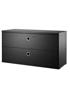String Furniture Modul m. To Skuffer, B78 fra String><noscript><img width=