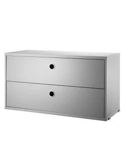 String Furniture Modul m. To Skuffer, B78 fra String><noscript><img width=