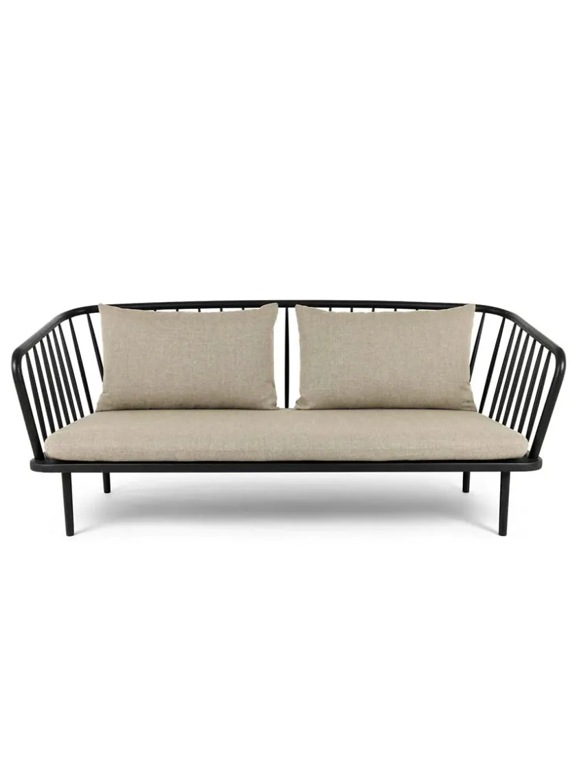 Mater Mollis sofa, sort eg og uld fra> Sofaer