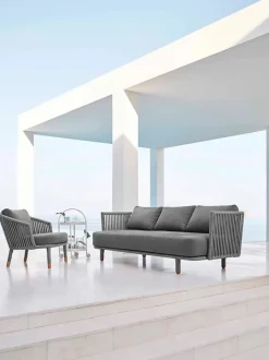 Cane-line Moments Loungestol inkl. hynder fra><noscript><img width=