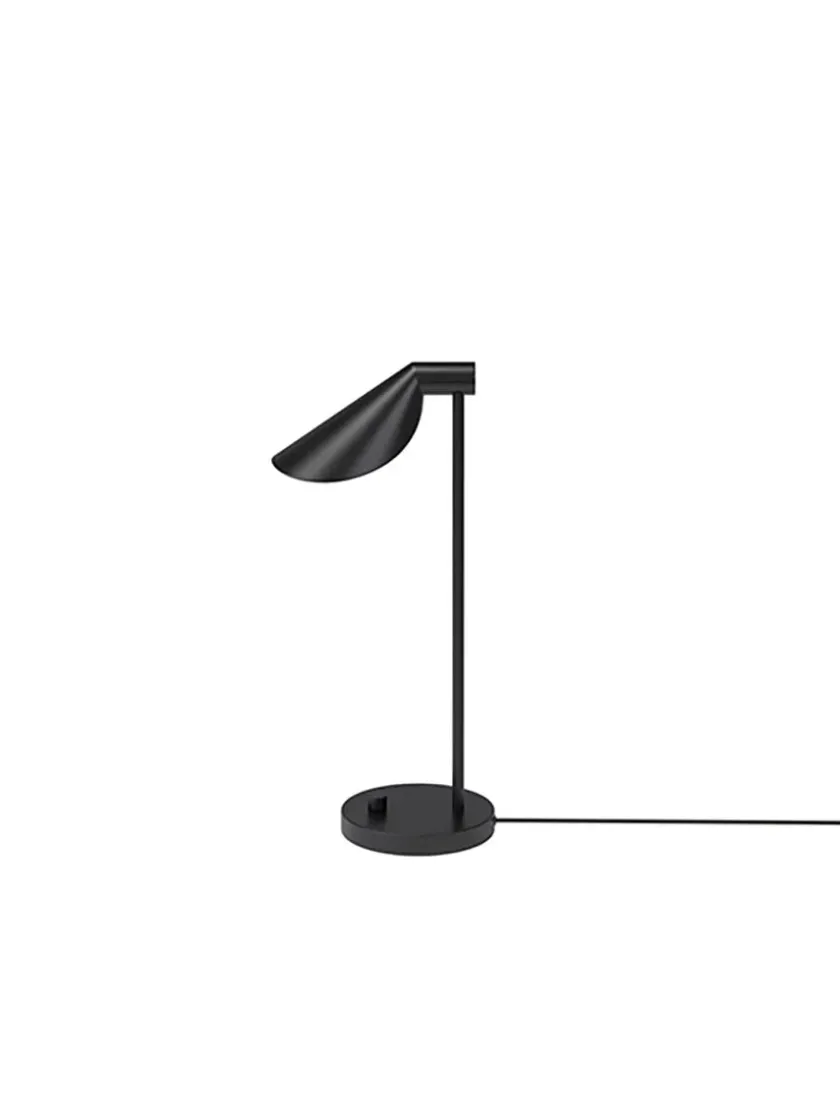 Fritz Hansen MS022 Bordlampe, sort PVD fra> Skrivebordslamper|Spots