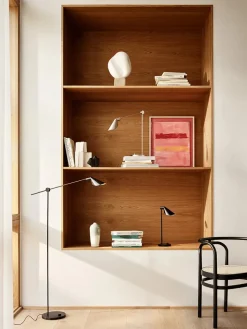 Fritz Hansen MS022 Bordlampe, stål fra> Skrivebordslamper|Spots