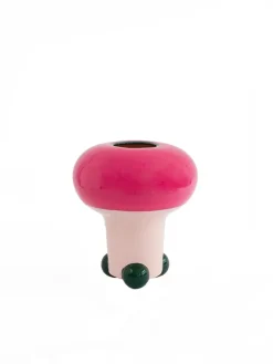 raawii Mushroom Vase, yellow/blue fra><noscript><img width=