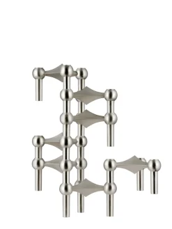 STOFF Nagel Nagel Lysestage, sort fra><noscript><img width=