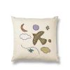 Ferm Living Naive Cushion, bird fra>Børn Gaver|Gaver Til Børn