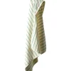 Bongusta Naram Baby Towel, white & grass fra>Børn Gaver|Gaver Til Børn