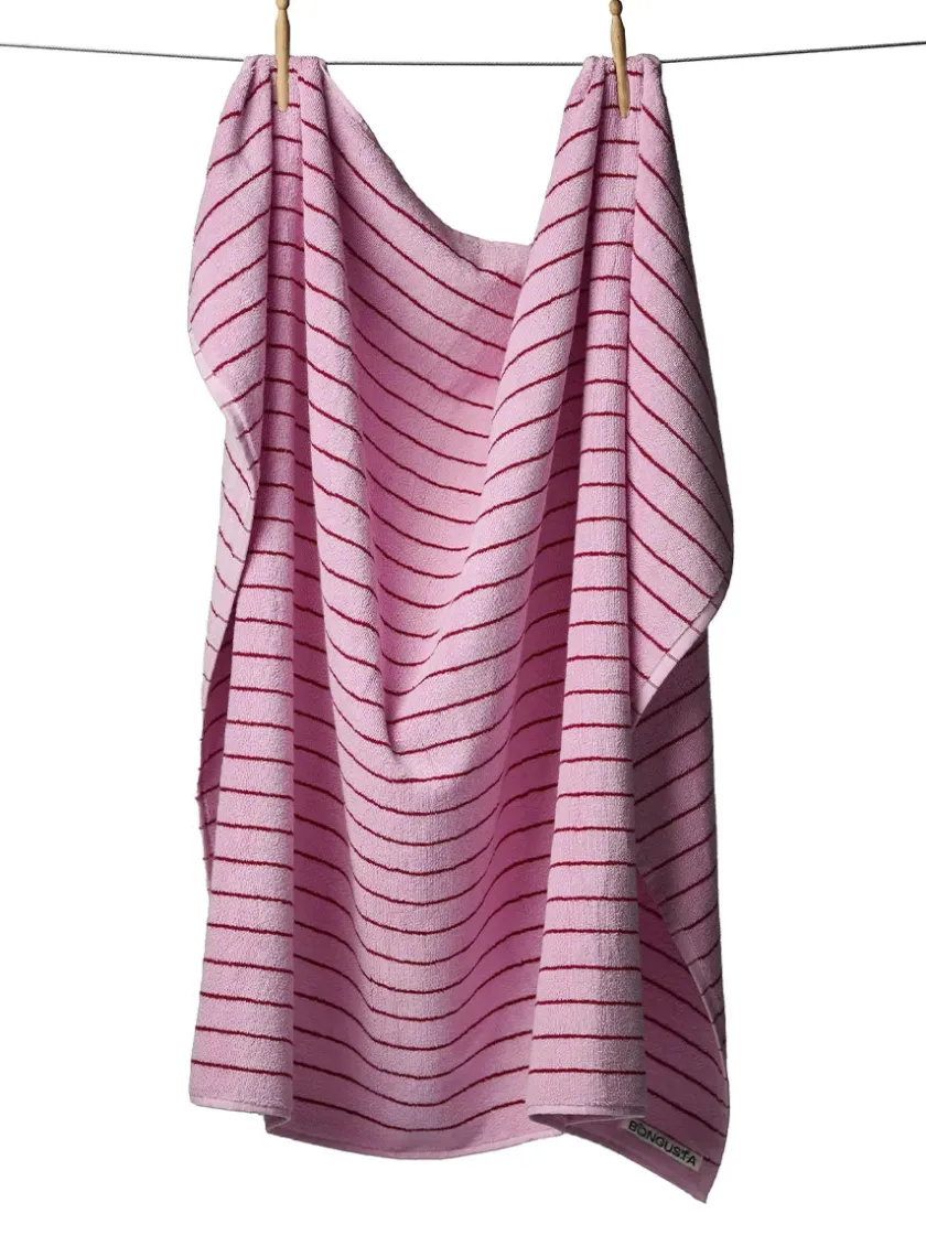 Bongusta Naram towel - Blush fra> Badeværelsestekstiler