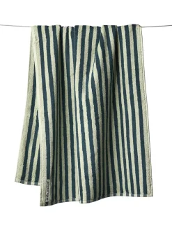 Bongusta Naram towel - Camel & Ultramarine blue fra><noscript><img width=