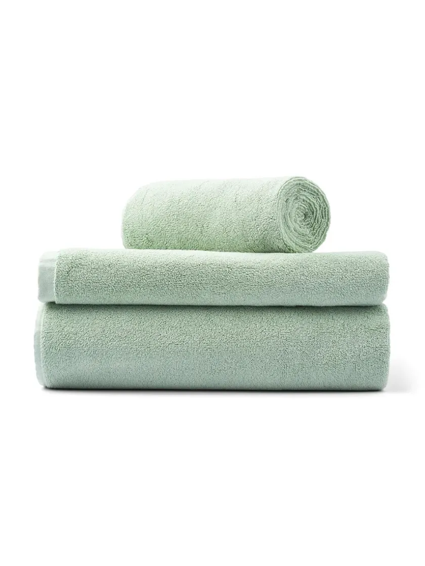 Bongusta Naram towel - Silver Sage fra> Badeværelsestekstiler