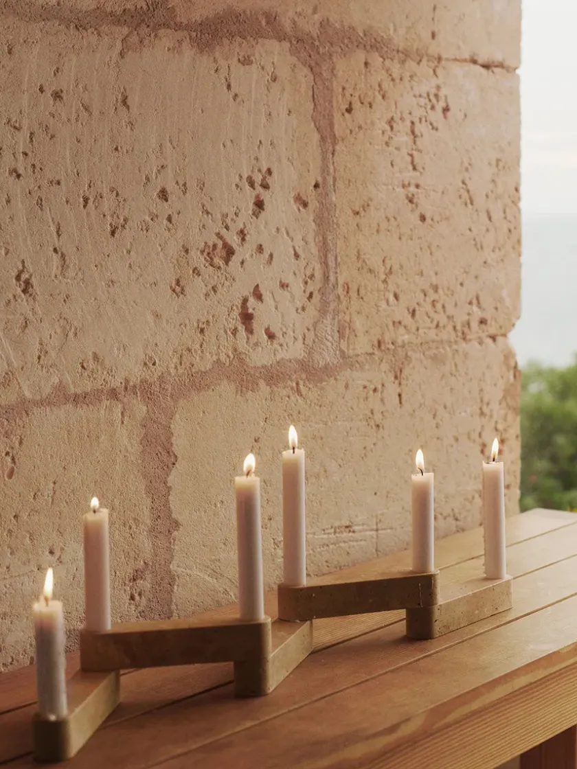 Ferm Living Newel Modular Candle Holder, lysestage sæt af 4 stk. fra> Lysestager