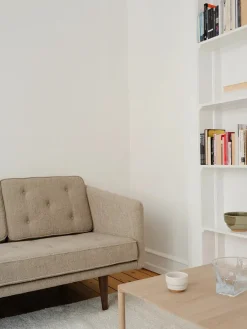 Fredericia Furniture No. 1 Sofa 2-personer, re-wool af Børge Mogensen> Sofaer