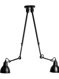 Lampe Gras Nr. 302 dobbelt loftlampe fra> Spots|Pendler