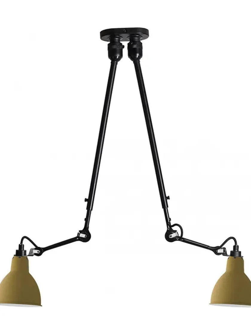 Lampe Gras Nr. 302 dobbelt loftlampe fra> Spots|Pendler