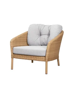 Cane-line Ocean Large Loungestol, flat weave fra> Udendørs Loungemøbler|Havestole
