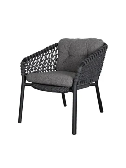 Cane-line Ocean Loungestol, Soft Rope fra> Udendørs Loungemøbler|Havestole