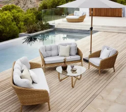 Cane-line Ocean 2-pers. Sofa, flat weave fra><noscript><img width=