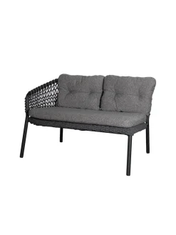 Cane-line Ocean 2-pers. Sofa, højre modul, Soft Rope fra> Udendørs Loungemøbler
