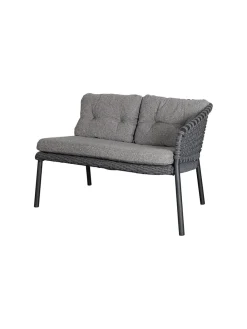 Cane-line Ocean 2-pers. Sofa, venstre modul, Soft Rope fra> Udendørs Loungemøbler