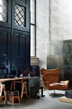 Fritz Hansen Oksen Lænestol af Arne Jacobsen> Lænestole