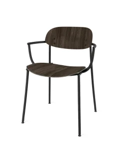Stellar Works Ori Dining Armchair, black oak fra> Spisebordsstole