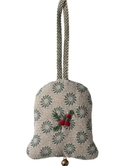 Maileg Ornament Klokke, small fra> Juletræspynt