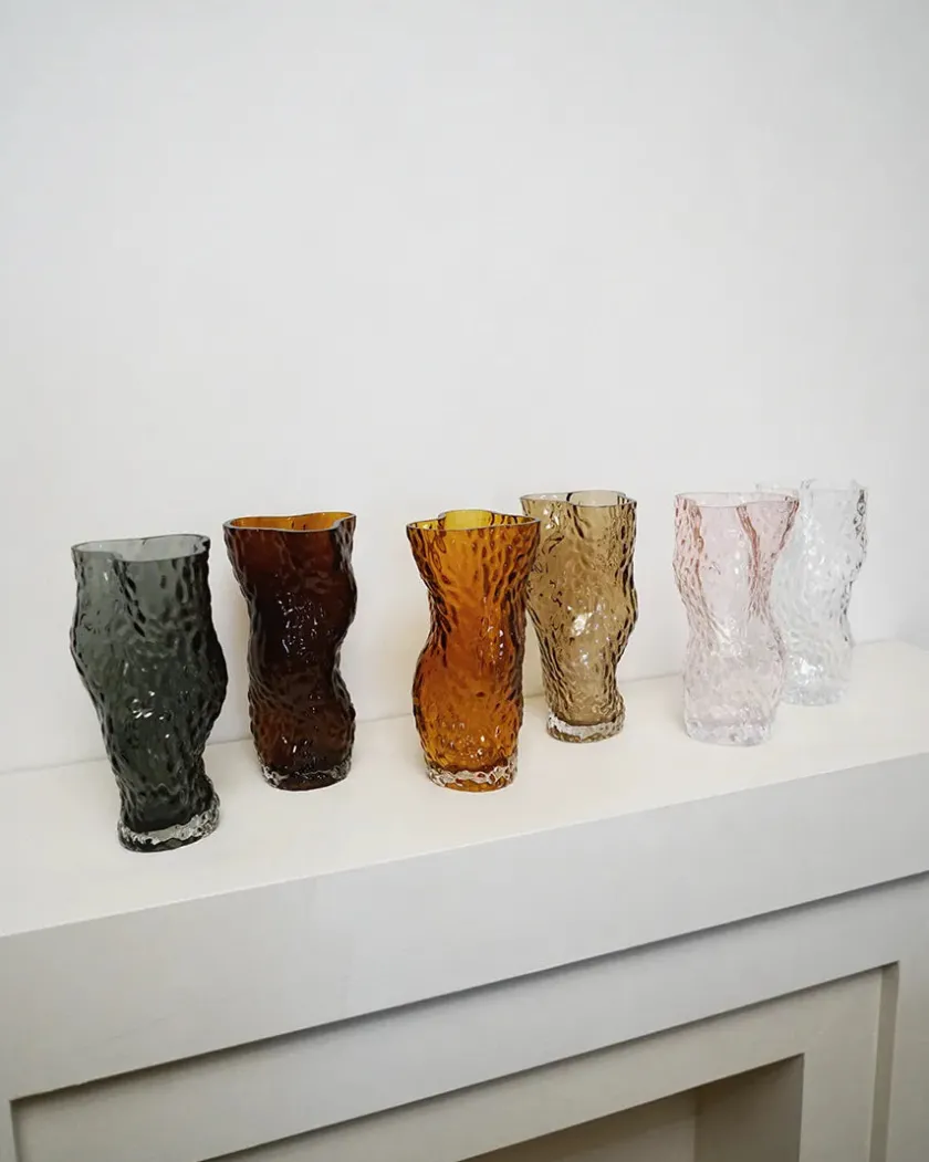 Hein Studio Ostrea Vase, amber fra> Vaser