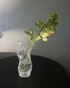 Hein Studio Ostrea Vase, klart glas fra><noscript><img width=