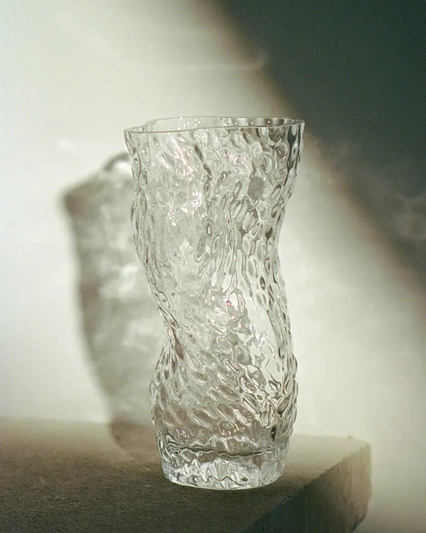 Hein Studio Ostrea Vase, klart glas fra> Gaver Til Hende|Vaser