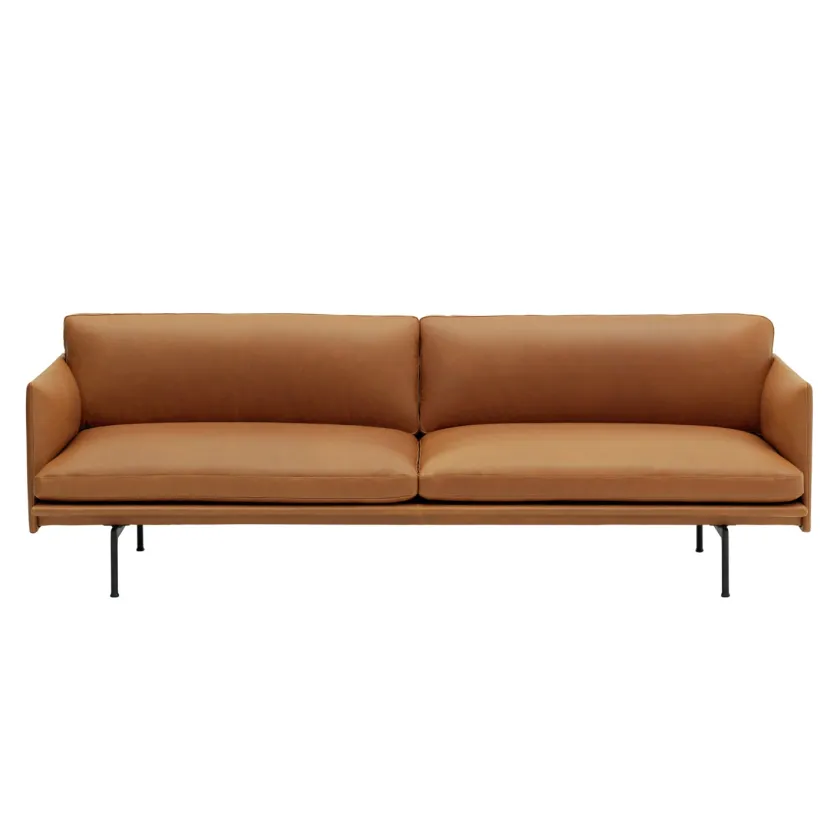 Muuto Outline 3 pers. sofa fra> Sofaer