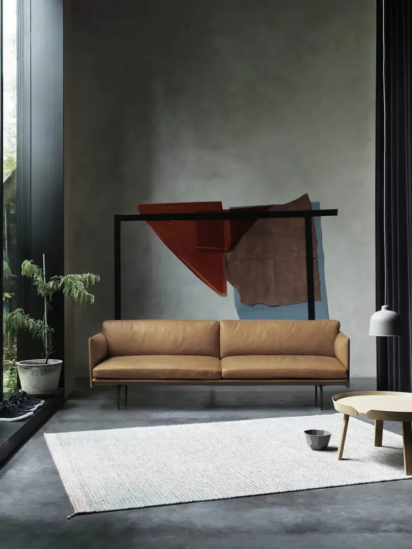 Muuto Outline 3 pers. sofa fra> Sofaer