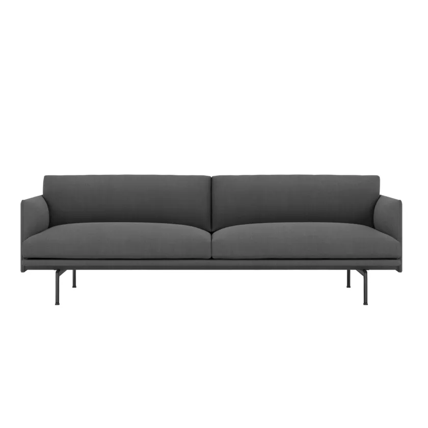 Muuto Outline 3 pers. sofa fra> Sofaer