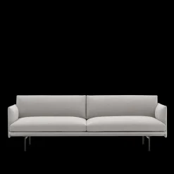 Muuto Outline 3 pers. sofa fra><noscript><img width=