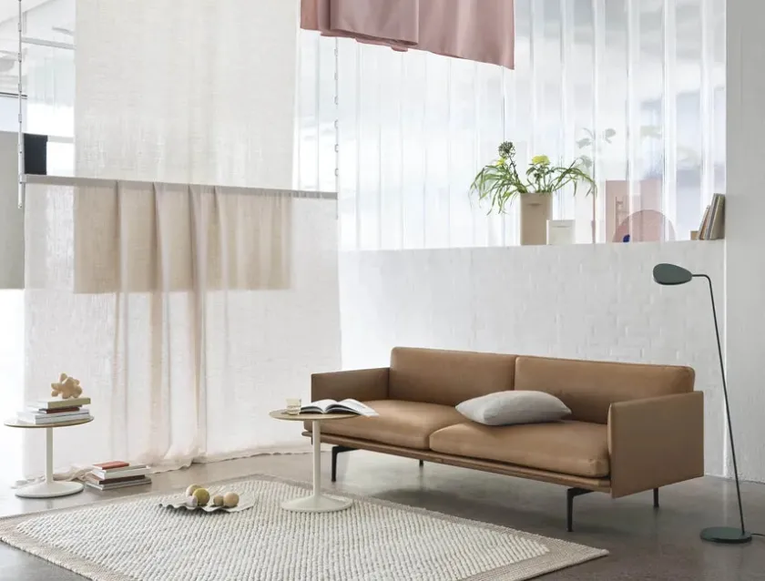 Muuto Outline 3 pers. sofa fra> Sofaer