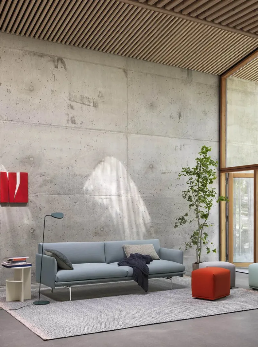 Muuto Outline 3 pers. sofa fra> Sofaer