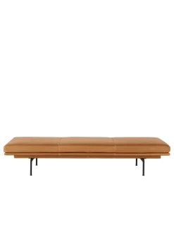 Muuto Outline Daybed, cognac leather fra><noscript><img width=
