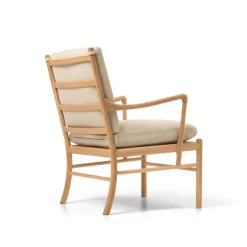 Carl Hansen & Søn OW149 Colonial lænestol, eg olie, Terra-læder af Ole Wanscher><noscript><img width=