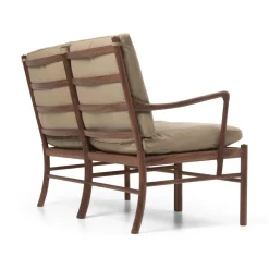 Carl Hansen & Søn OW149-2 Colonial sofa valnød olie, Terra-læder af Ole Wanscher><noscript><img width=