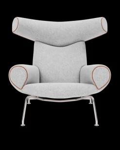 Fredericia Furniture OX Chair - Grå Hallingdal 116 af Hans J. Wegner> Lænestole