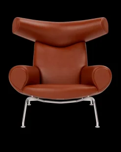 Fredericia Furniture OX Chair - Grå Hallingdal 116 af Hans J. Wegner> Lænestole