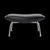 Fredericia Furniture OX Skammel - Primo 88 læder i Sort af Hans J. Wegner> Skamler