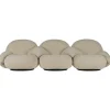GUBI Pacha sofa 3-seater w. armrests and middle fra> Sofaer
