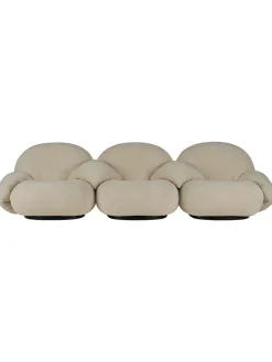 GUBI Pacha sofa 3-seater w. armrests and middle fra> Sofaer