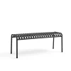 HAY Palissade Bench, antracit fra> Havebænke
