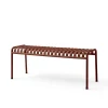 HAY Palissade Bench, iron red fra> Havebænke