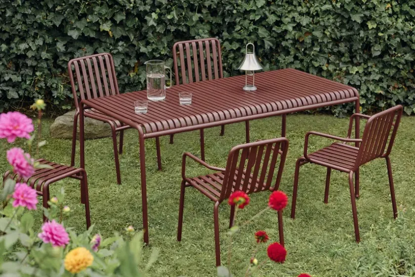 HAY Palissade Chair, antracit fra> Havestole