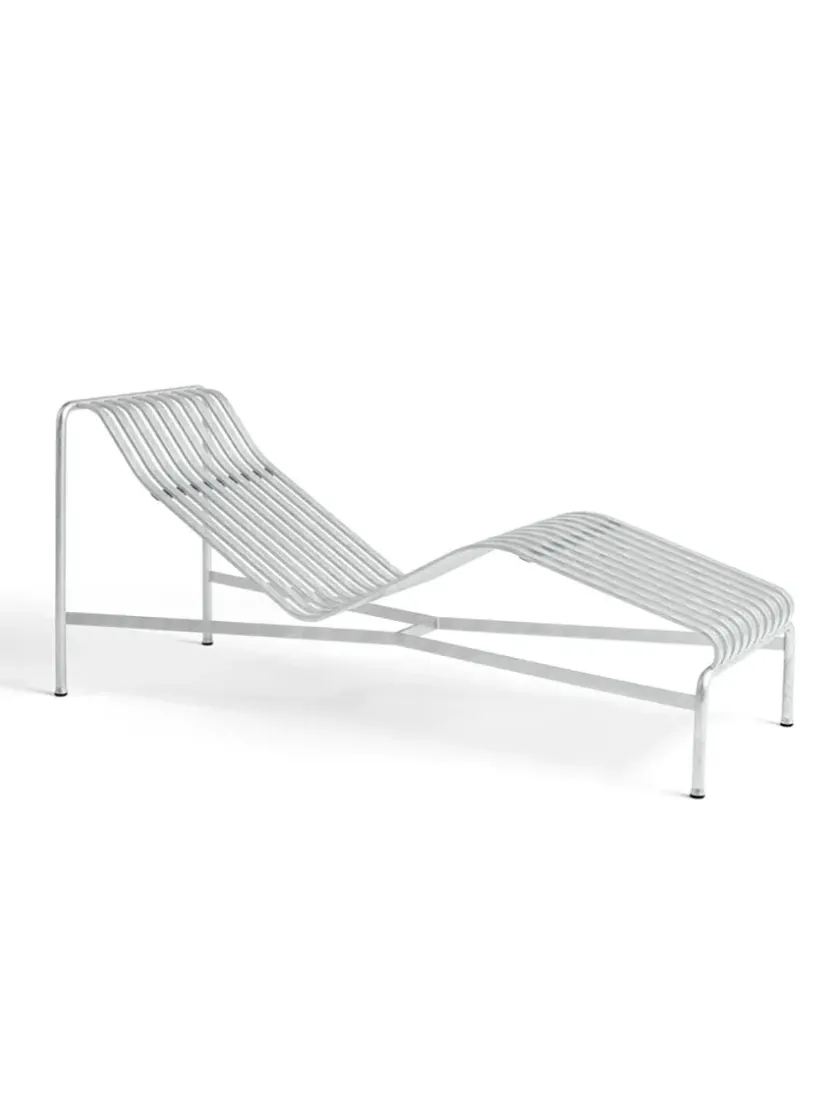 HAY Palissade Chaise Longue, antracit fra> Solvogne/Liggestole