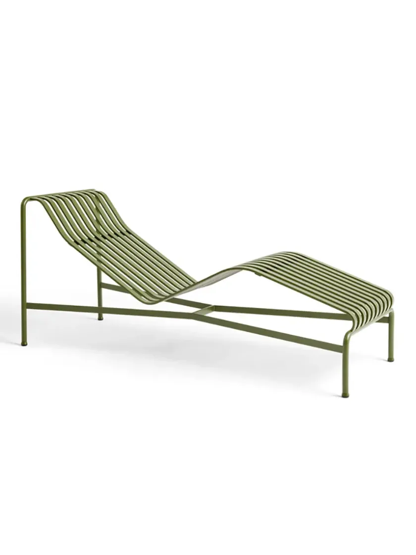HAY Palissade Chaise Longue, antracit fra> Solvogne/Liggestole