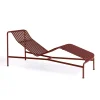 HAY Palissade Chaise Longue, iron red fra> Solvogne/Liggestole